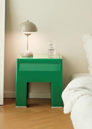 Plastic Detachable Storage Side Table Stool For Home