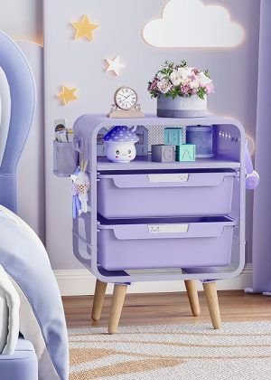 Kids Bedside Table With Storage Drawer Cute Design